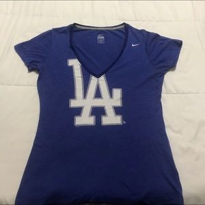 Nike LA Dodgers v-neck tee
